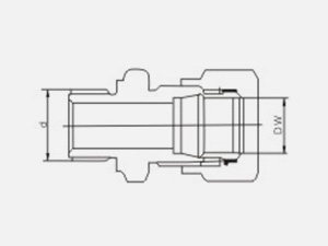 S16G-D3 Single ferrule joint